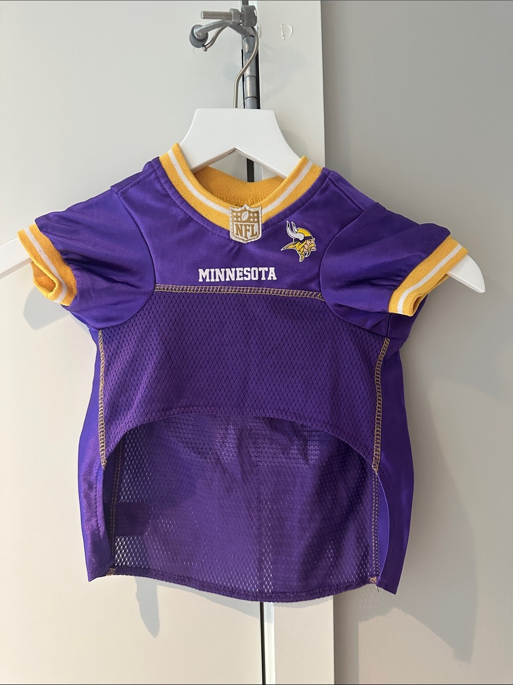 Minnesota Vikings Purple & Gold Dog Jersey Top